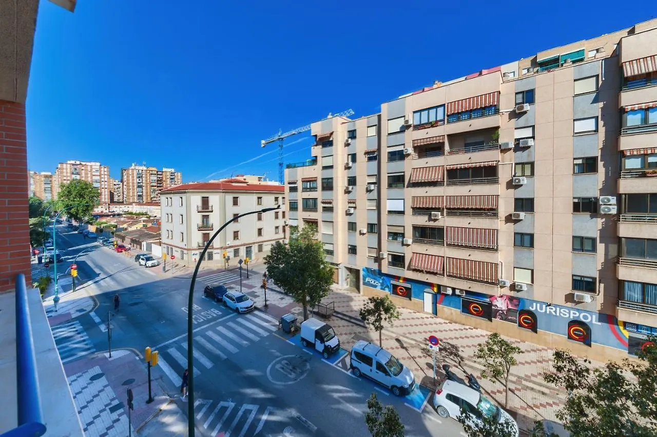 Apartment Holidays2Malaga Ayala 450 Mts From Beach & Terrace